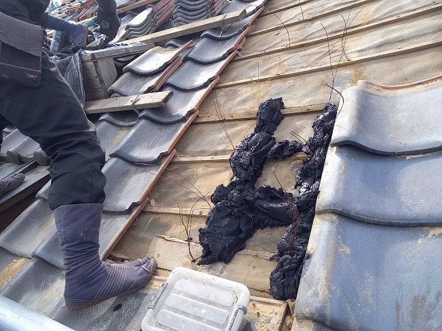 トンボなじみ土葺き工法